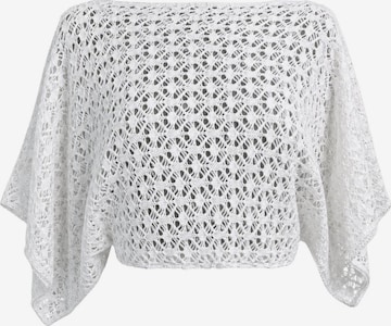 Süel knitwear - Top de punto 'Spider' en blanco: frente