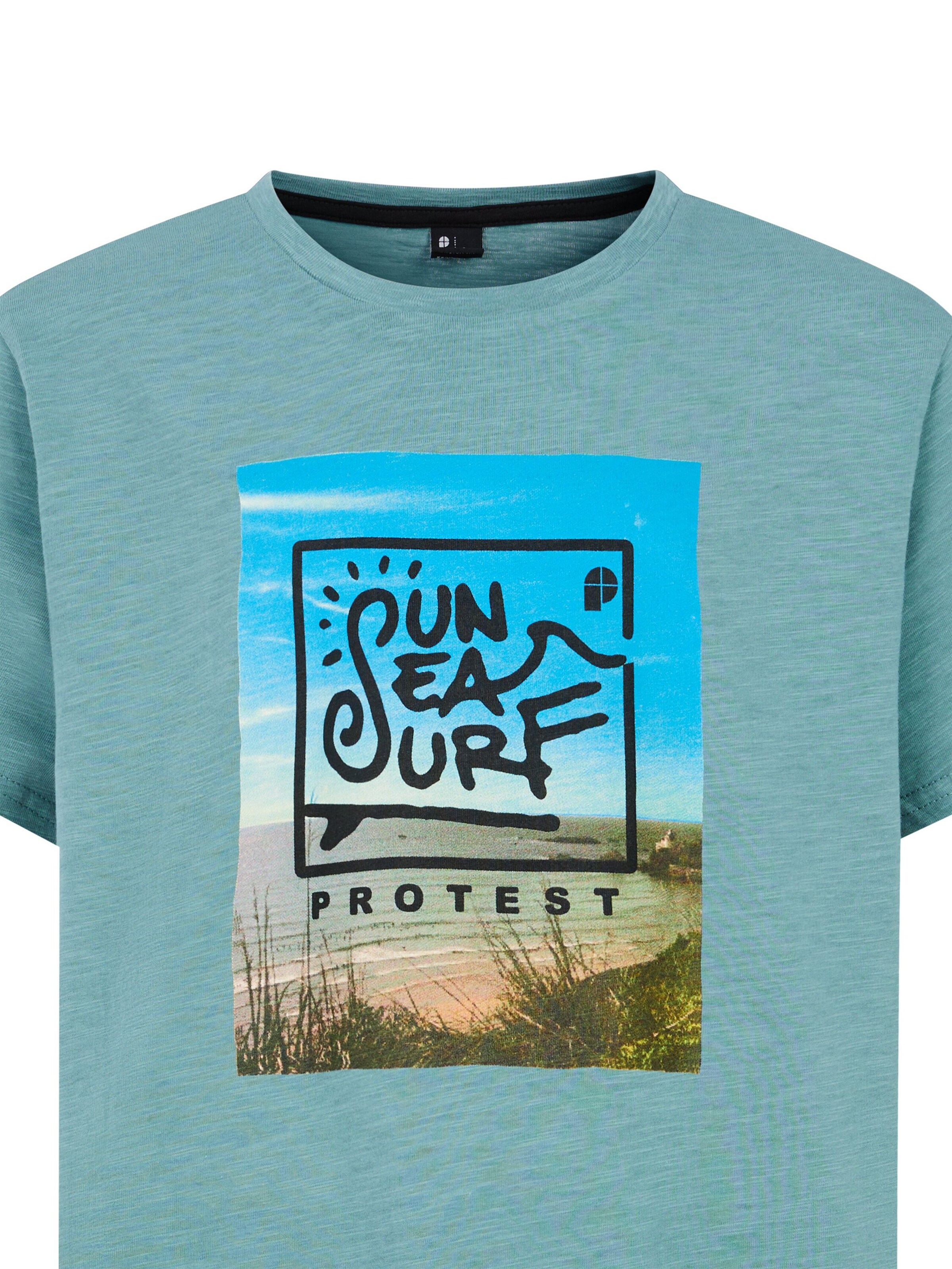 PROTEST Shirt 'PRTPeter JR' in Groen