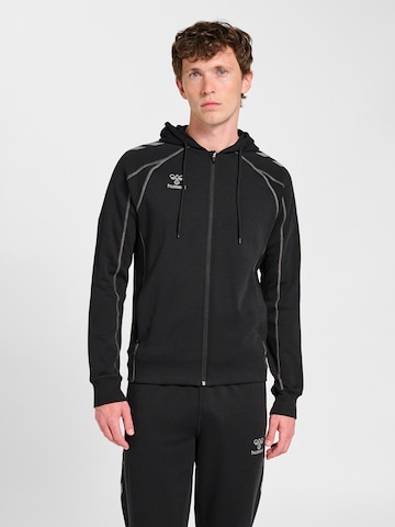 Hummel Sports sweat jacket 'Move 2.0' in Black: front
