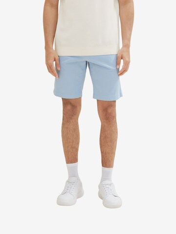 TOM TAILOR Regular Shorts in Blau: predná strana