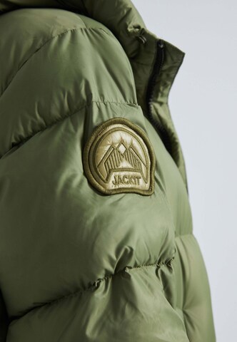 Manteau d’hiver 'Cocoon' JACK1T en vert