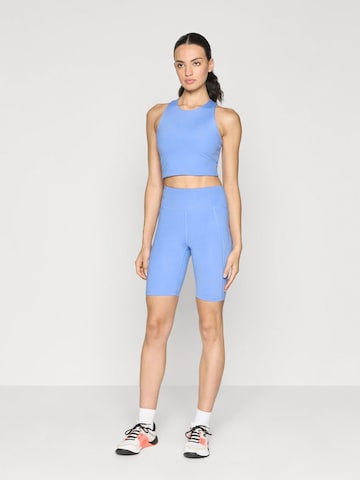 Girlfriend Collective Normální Kalhoty ' Compressive ' – modrá