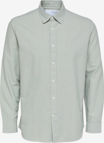 SELECTED HOMME Regular fit Button Up Shirt 'GUY' in Green: front