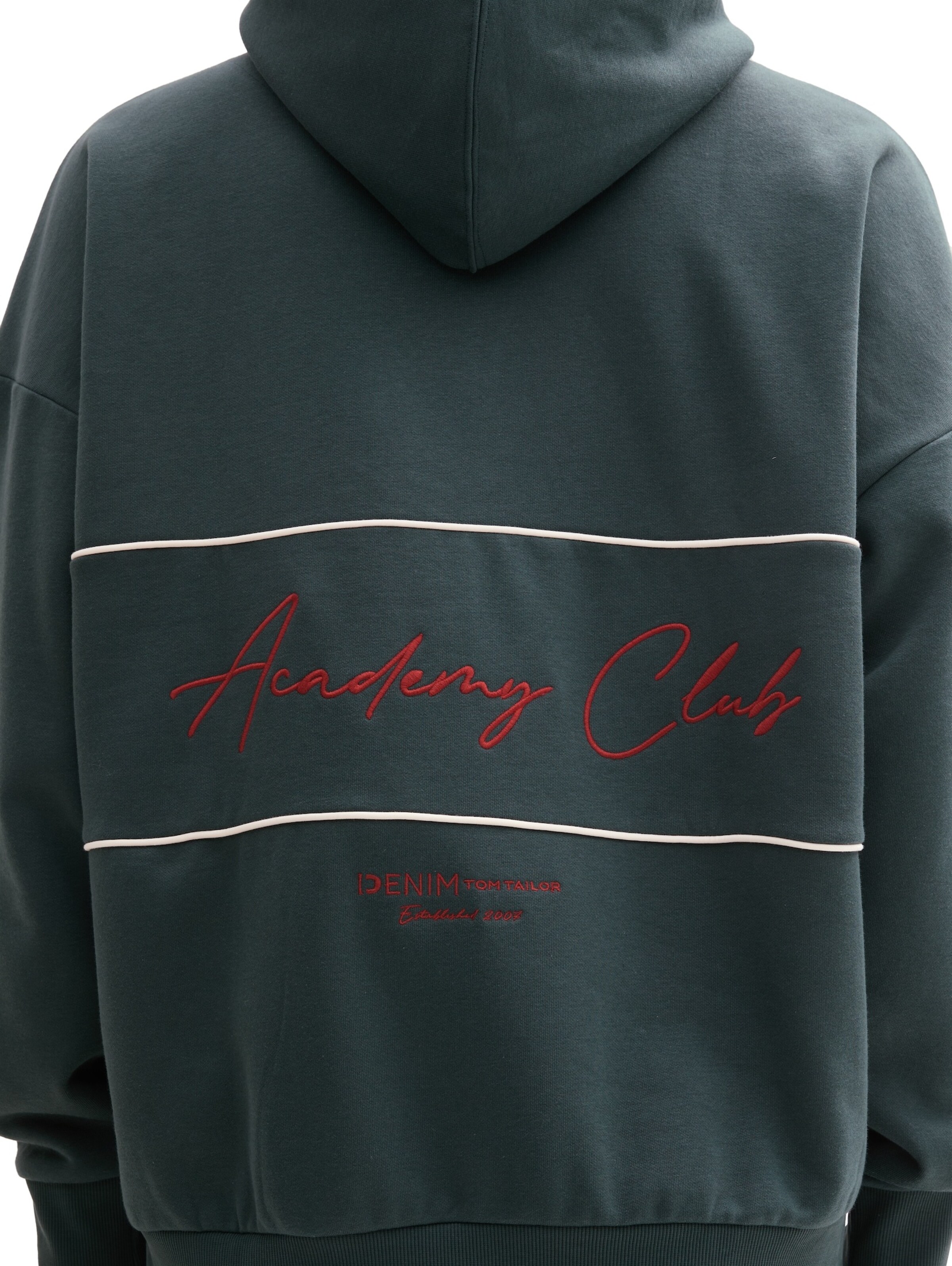 TOM TAILOR DENIM Sweatshirt in Groen