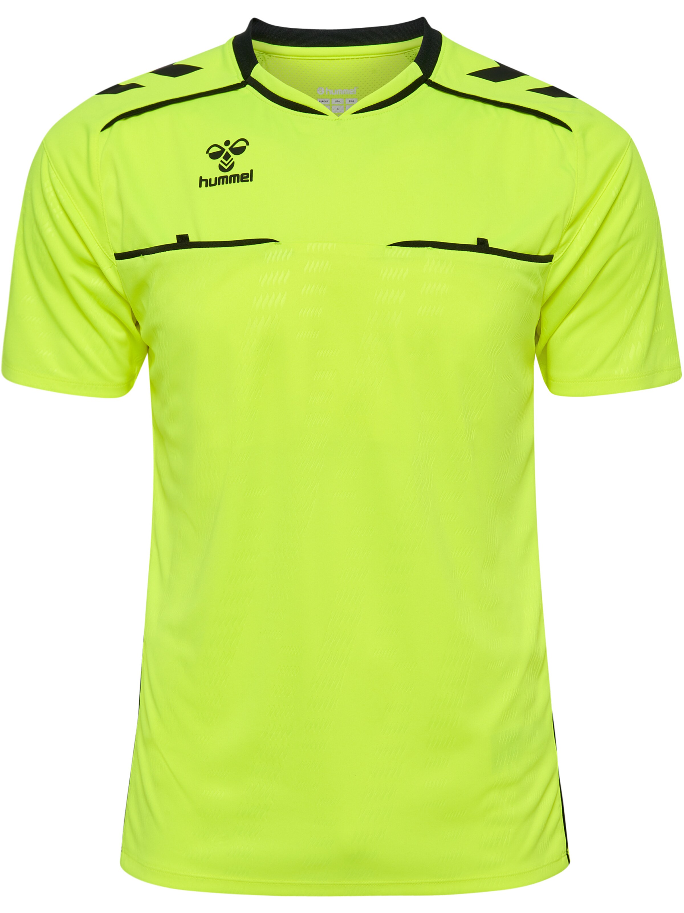 T-Shirt fonctionnel Hummel en jaune : devant