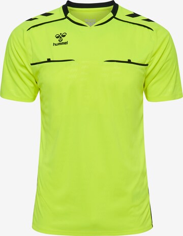 T-Shirt fonctionnel Hummel en jaune : devant