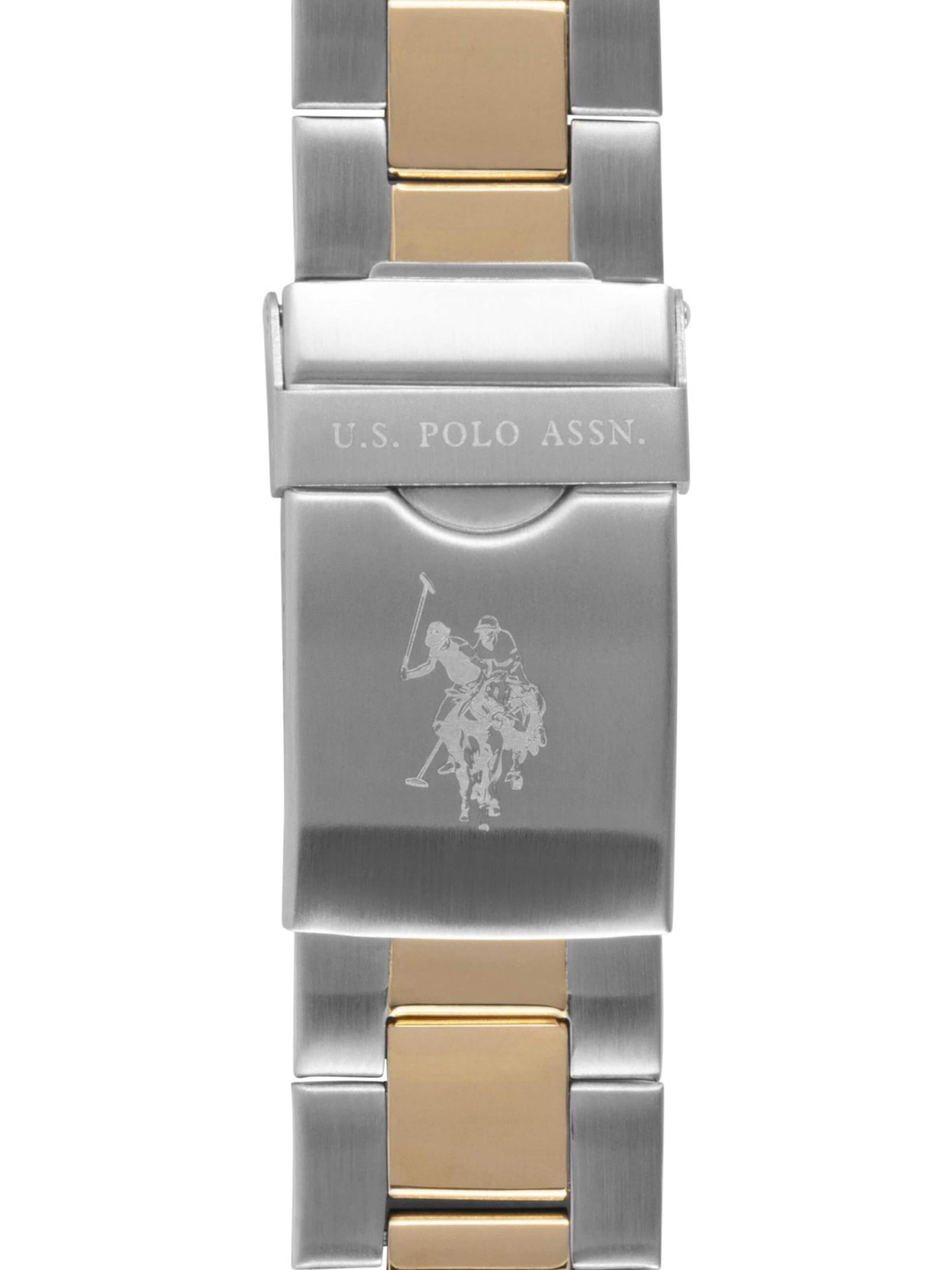 Montre à affichage analogique 'Aaron Band' U.S. POLO ASSN. en jaune