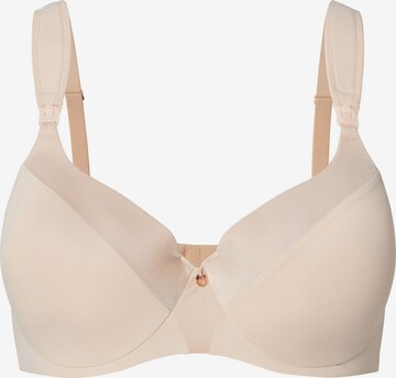 Invisible Soutien-gorge d’allaitement 'Shiny Matt +' Noppies en beige : devant