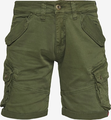 ALPHA INDUSTRIES Cargo trousers 'Combat' in Green: front