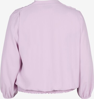 Zizzi Blouse 'Luby' in Lila