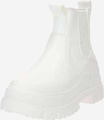 BUFFALO Chelsea-bootsi 'ASPHA CHELSEA' värissä valkoinen: edessä