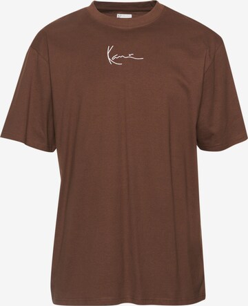 Karl Kani Shirt in Bruin: voorkant