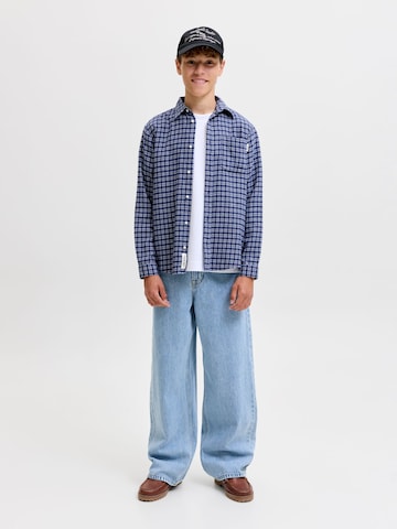 Wide Leg Jean 'JJIDAVE JJJAX' Jack & Jones Junior en bleu : devant