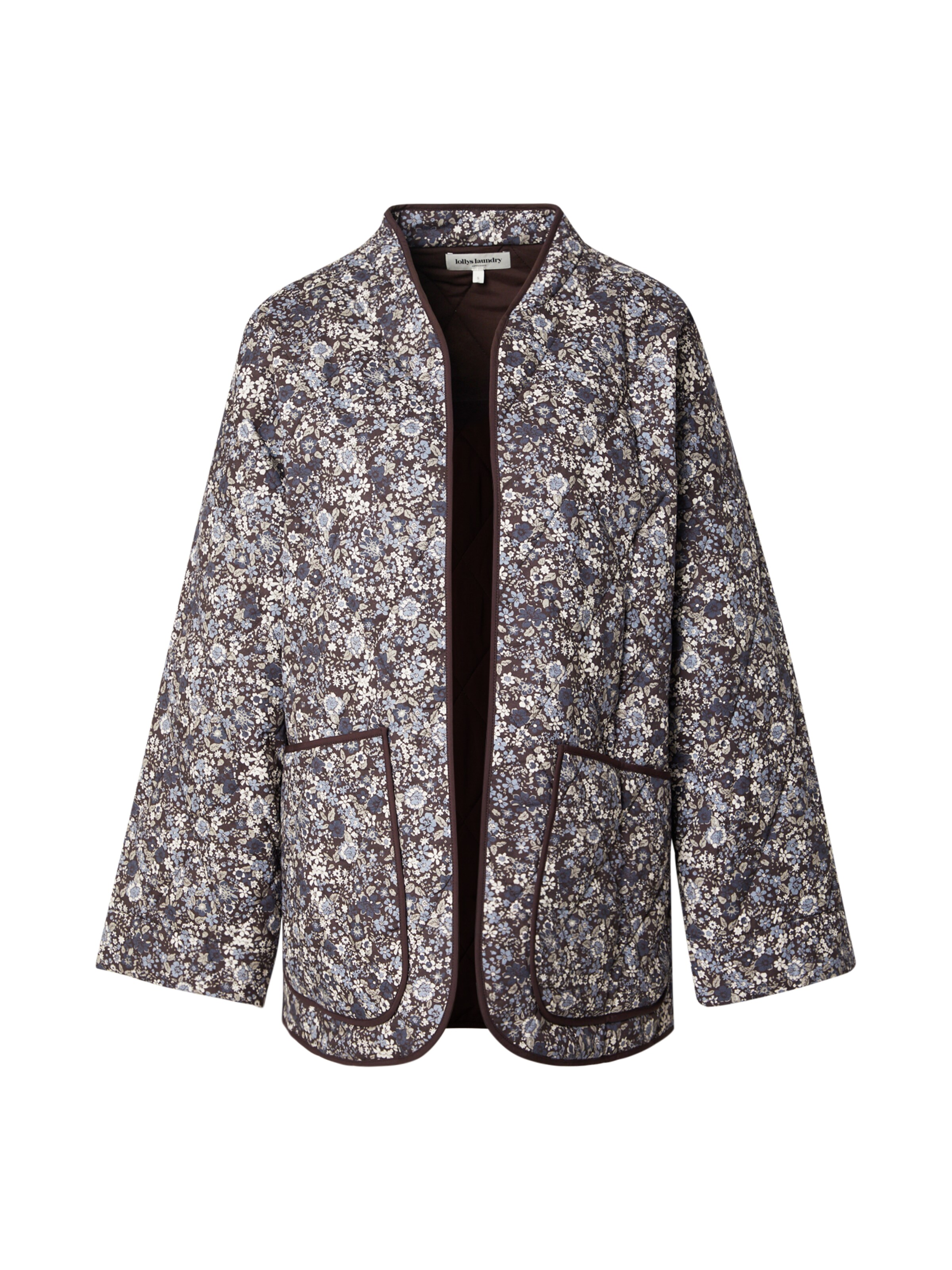 Lollys Laundry Φθινοπωρινό και ανοιξιάτικο μπουφάν 'Lulu' σε μαύρο: μπροστά