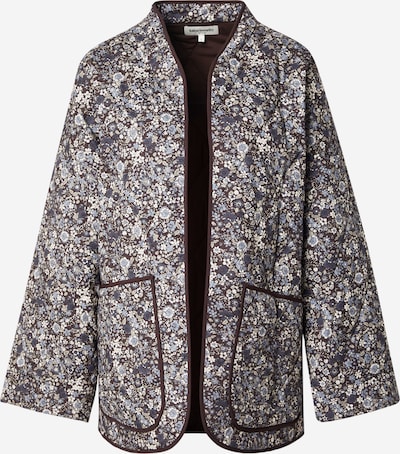 Lollys Laundry Prijelazna jakna 'Lulu' u golublje plava / crna / bijela, Pregled proizvoda