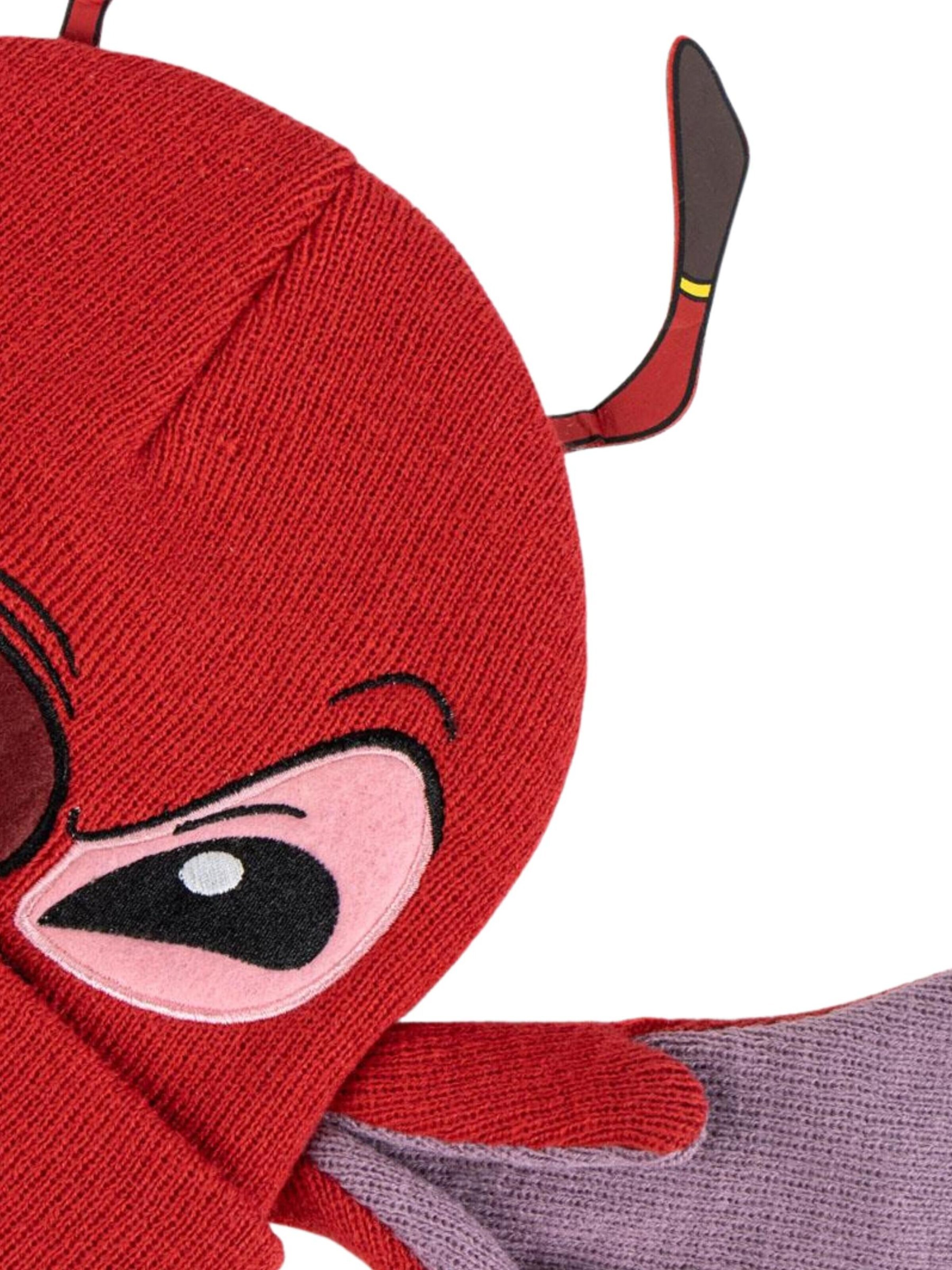 DISNEY Beanie 'Strickmütze mit Punktstich-Muster' in Red