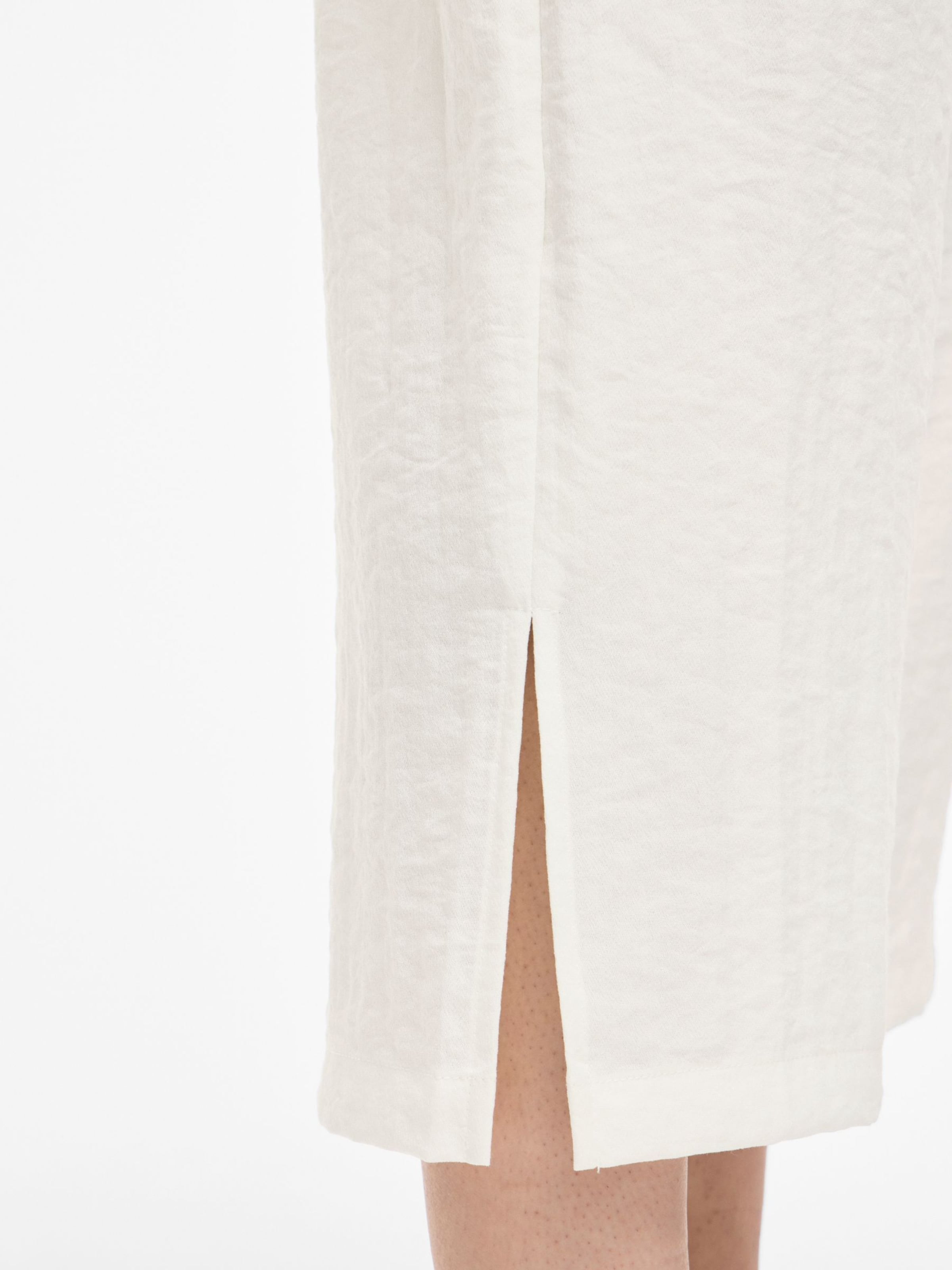 VILA Wide leg Trousers 'VILinea' in White