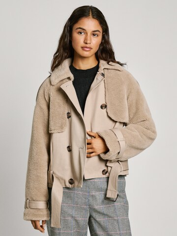 Pepe Jeans Between-season jacket 'Fiona' in Beige: front