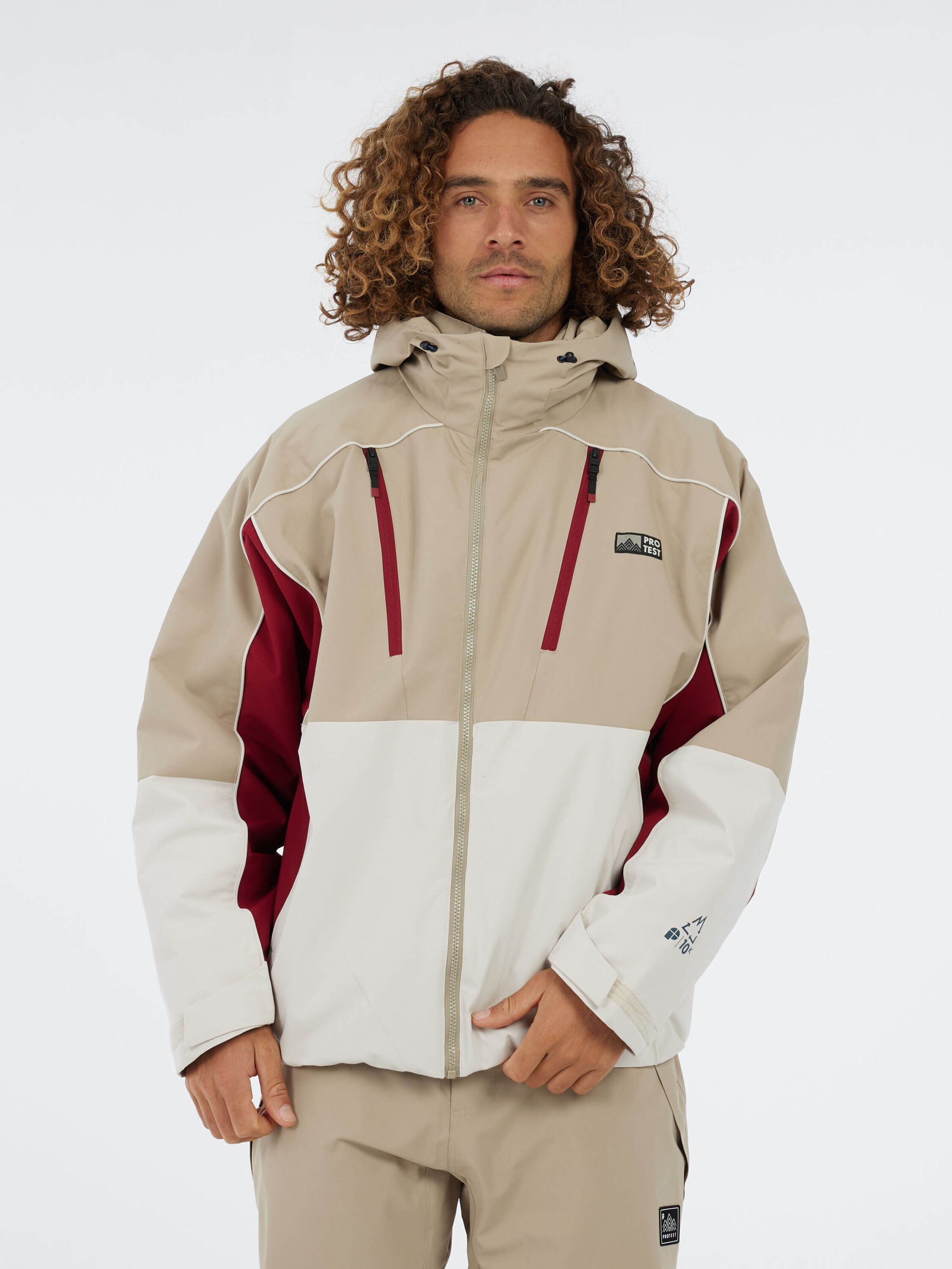 PROTEST Sports jacket 'PRTElgin' in Red: front