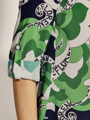 Chemisier MADELEINE en vert