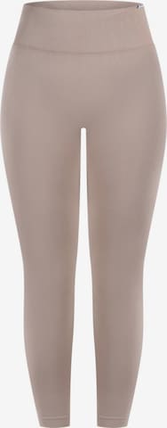 Smilodox Slim fit Leggings ' Trixy ' in Beige: front