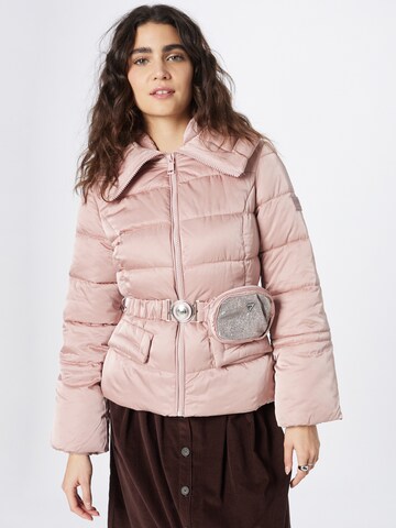 GUESS Between-Season Jacket in Pink: front