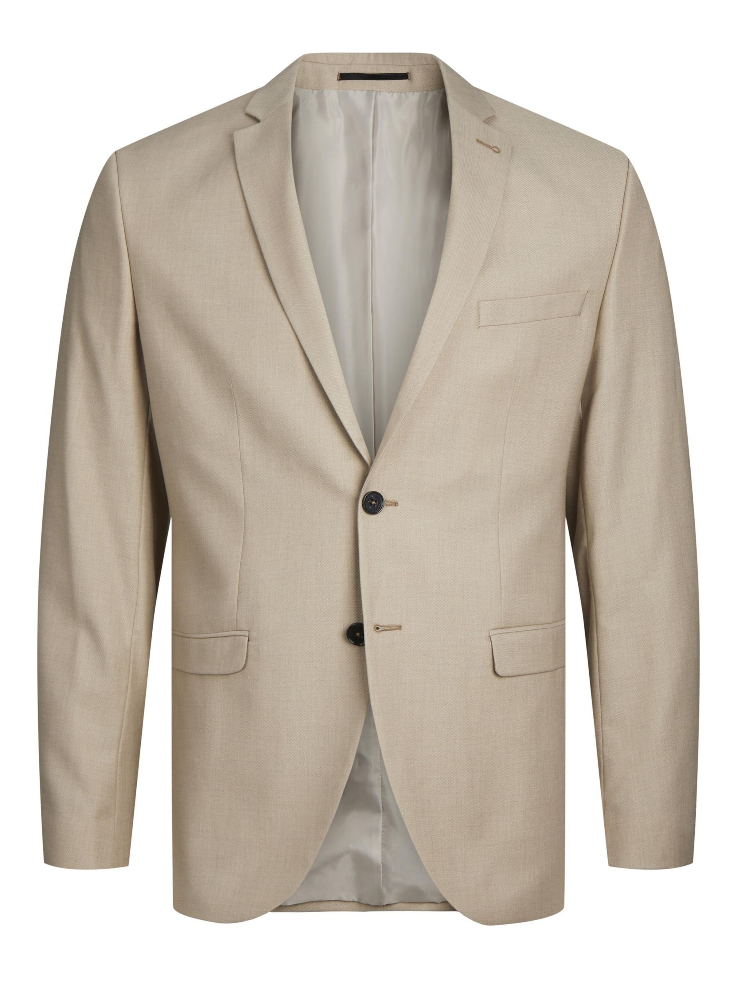 JACK & JONES Ανδρικό σακάκι 'Solaris' σε μπεζ: μπροστά