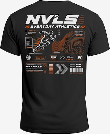Neverless Shirt 'Everyday Athletics' in Black: front