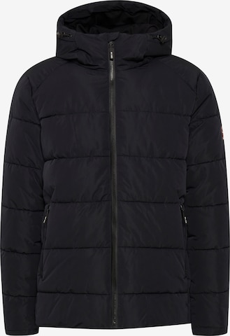 INDICODE JEANS Winterjacke 'Herschel' in Schwarz: predná strana