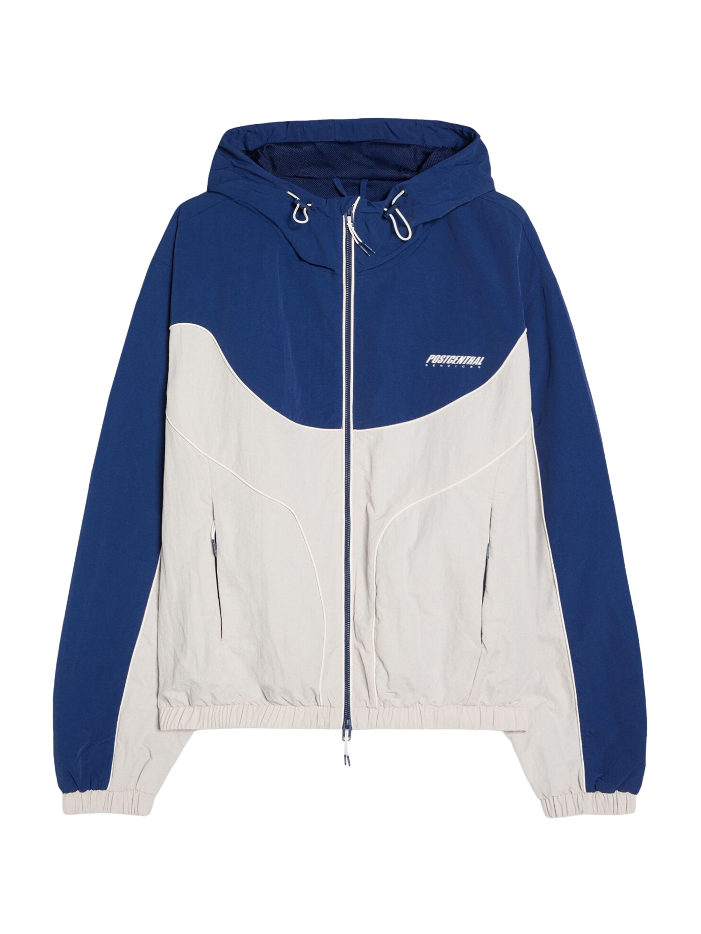 Bershka Tussenjas in Blauw: voorkant