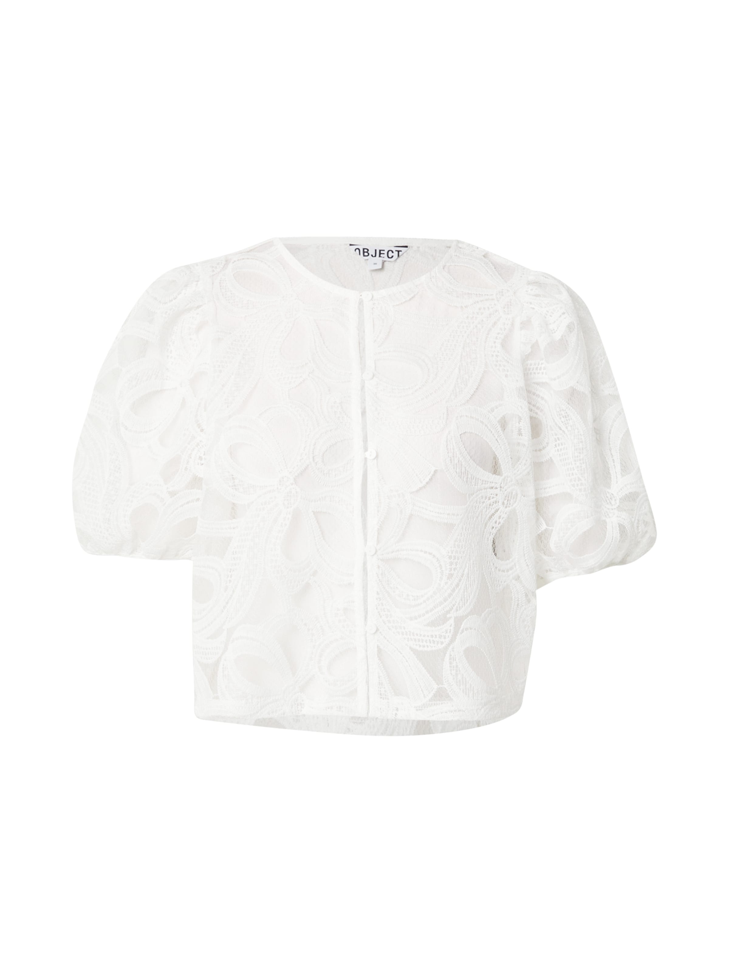 OBJECT Bluse 'OBJROSE' in Weiß: Vorderseite