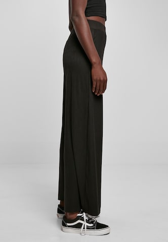 Urban Classics Wide leg Pants in Black