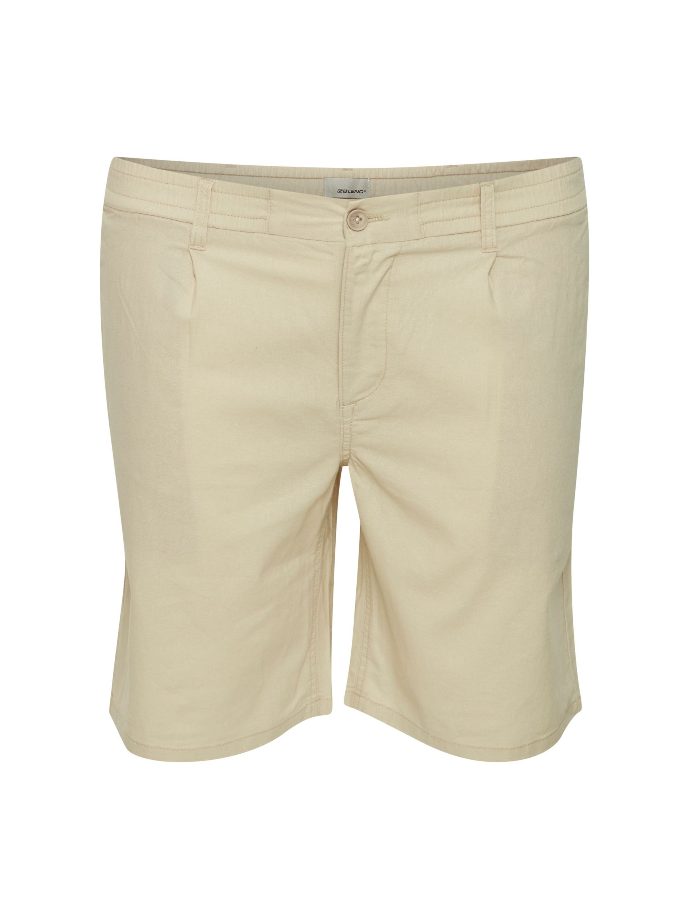 BLEND Regular Broek in Beige: voorkant