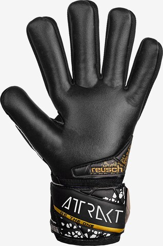 REUSCH Athletic Gloves 'Attrakt Silver NC' in Black