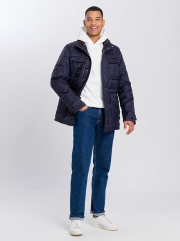 Cross Jeans Winter Jacket ' 40248 ' in Blue