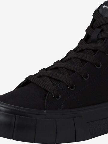 TAMARIS High-Top Sneakers in Black