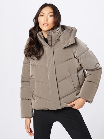 Calvin Klein Winterjas in Bruin: voorkant