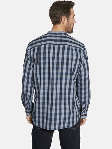 Jan Vanderstorm Comfort fit Button Up Shirt ' Friis ' in Blue