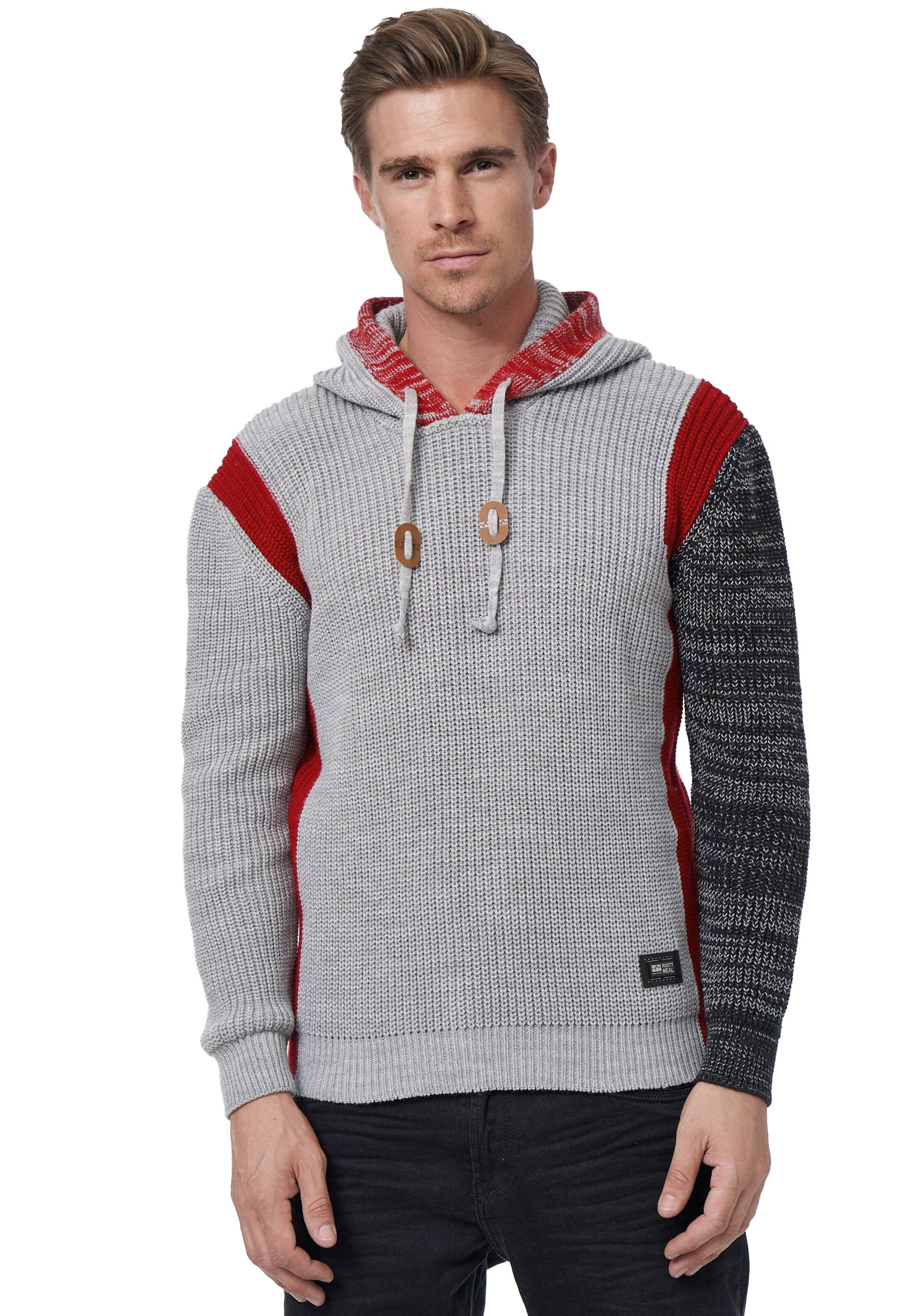 Rusty Neal Sweater in Grey: front