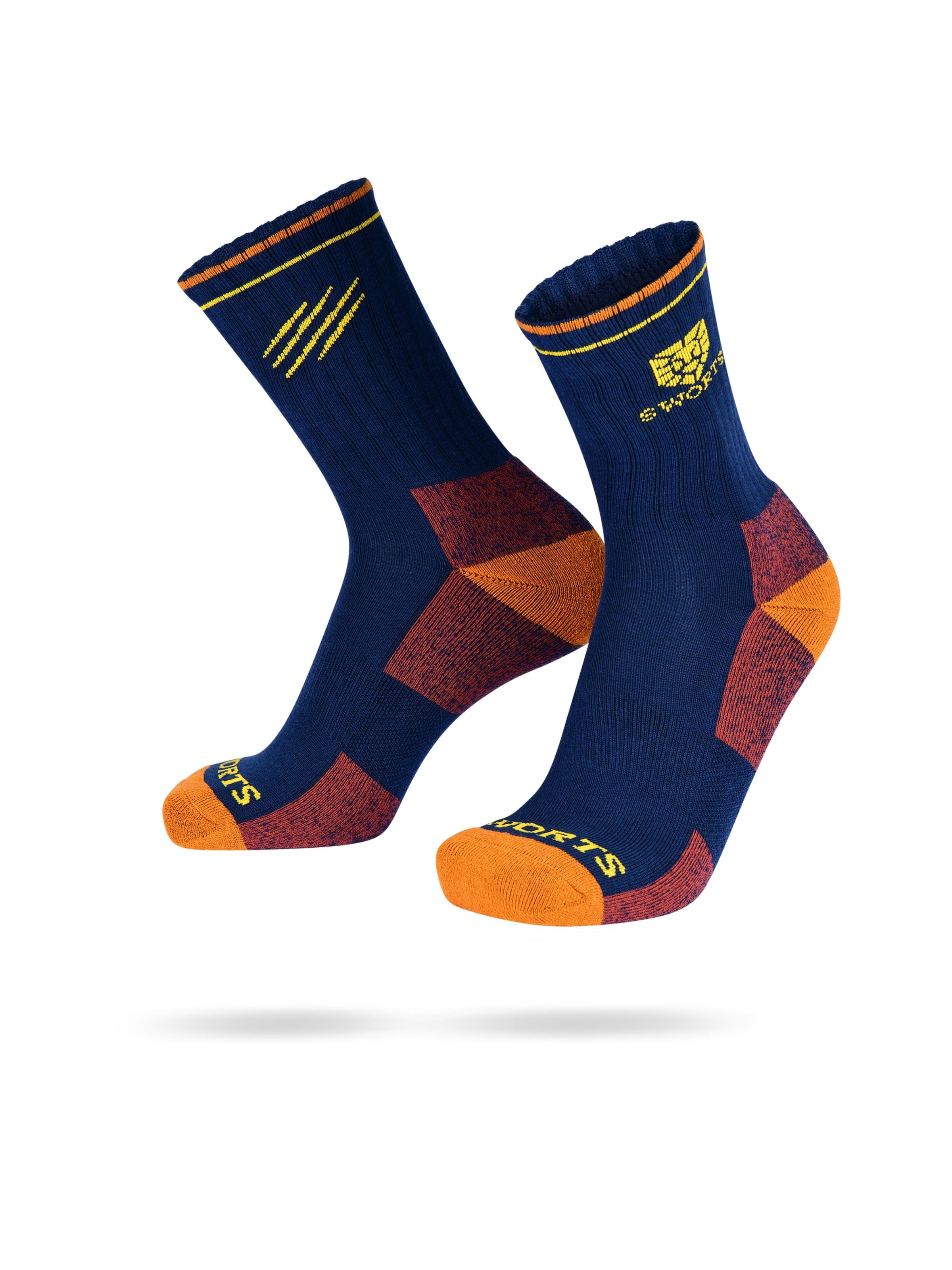 SWORTS Sports socks 'Merino Run Socks' in Blue: front