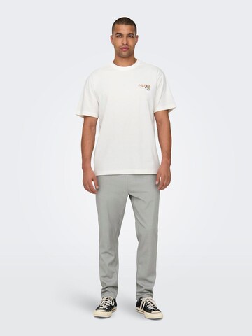 Only & Sons Koszulka 'KEANE RLX SS TEE'' w kolorze biały