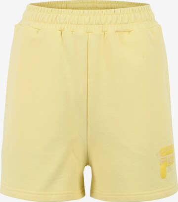 Regular Pantalon 'BALVE' FILA en jaune : devant