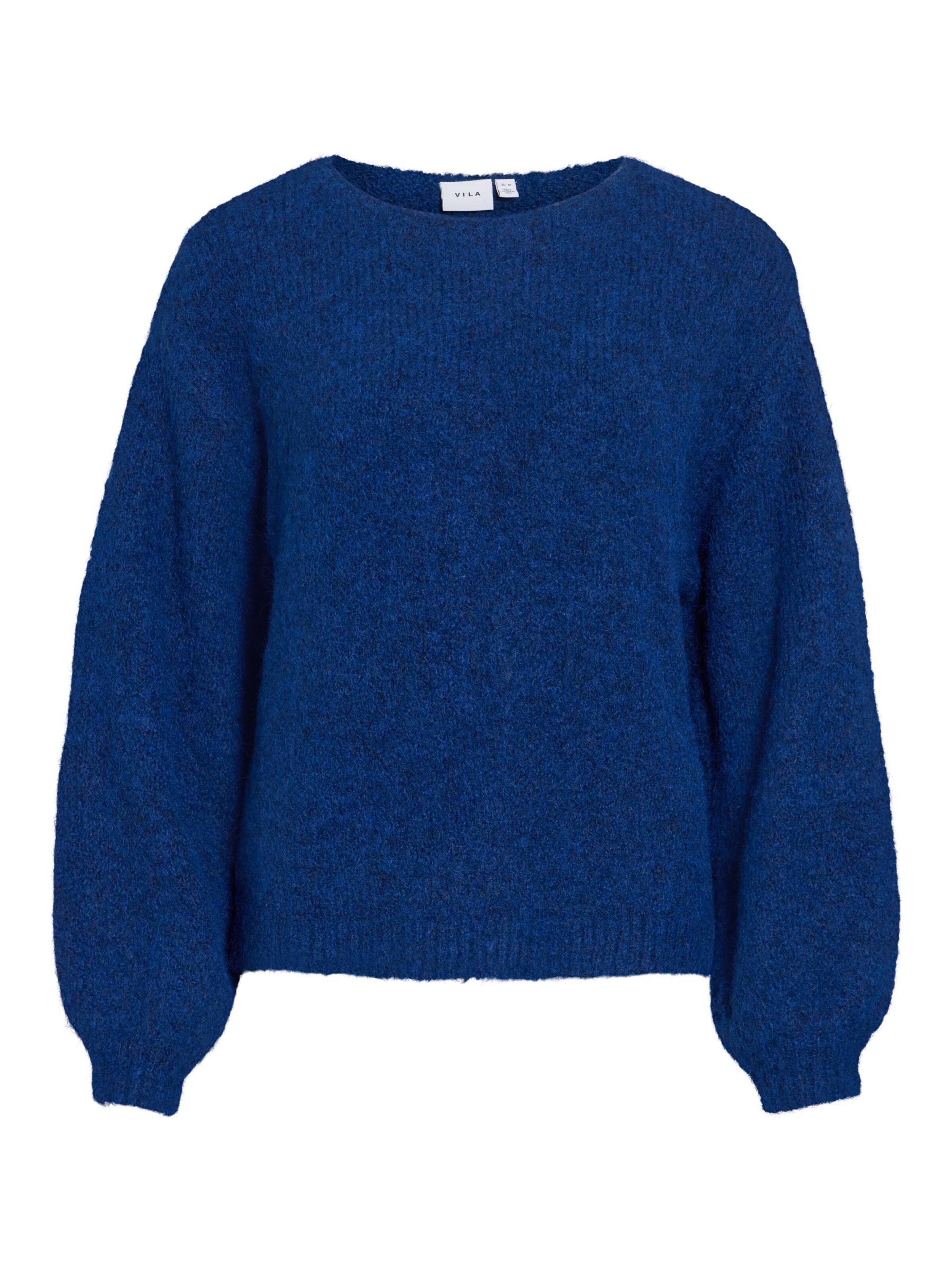 VILA Pullover 'VIMarley' in Blau: Vorderseite