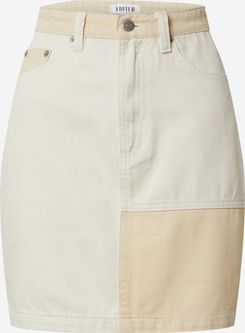 EDITED Skirt 'Hedi' in Beige: front