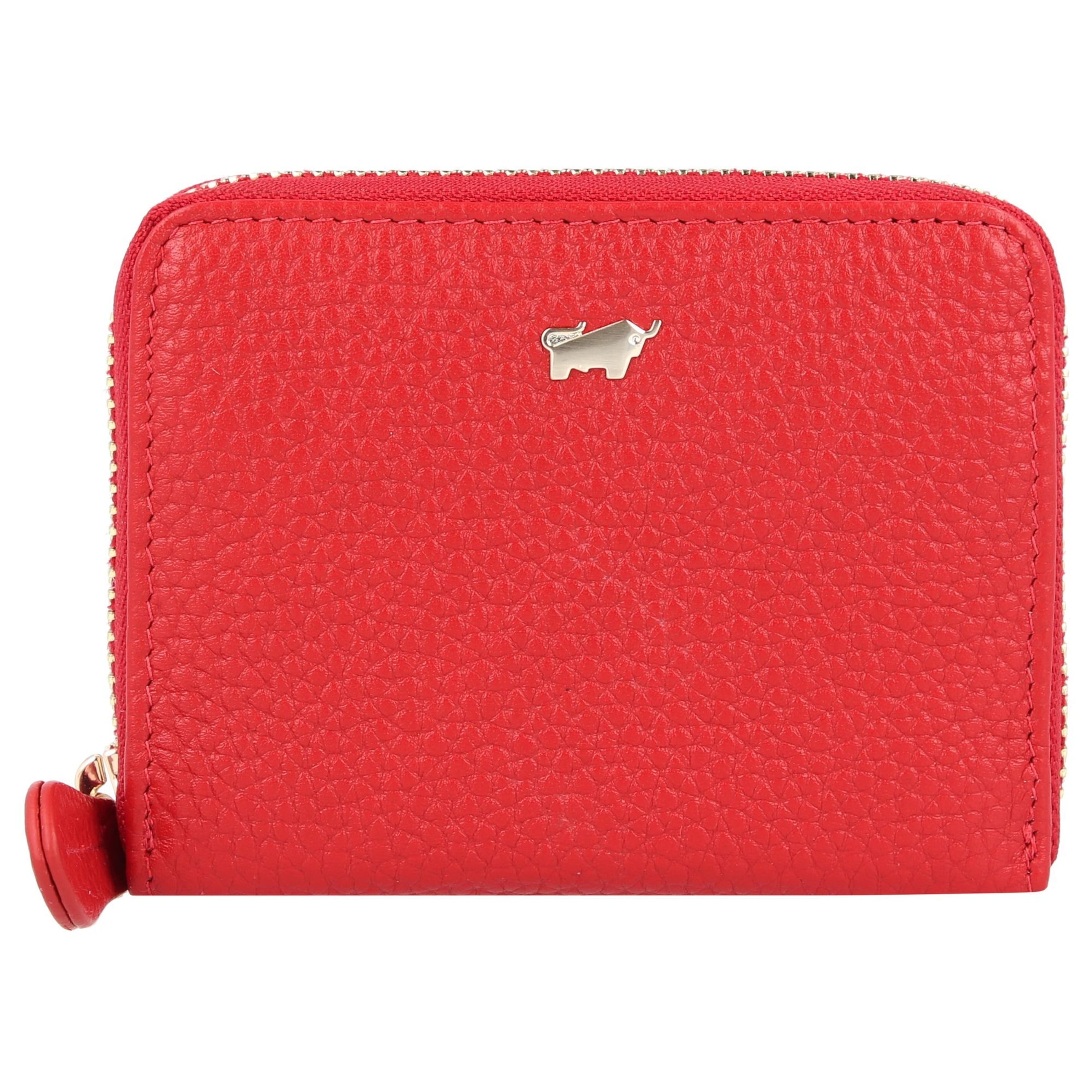 Braun Büffel Wallet 'Asti' in Red: front