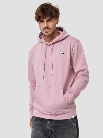 Mikon Sweatshirt 'Panda' in Pink: predná strana