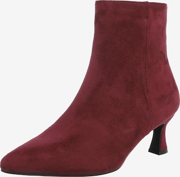 Ital-Design Ankle Boots in Red: front