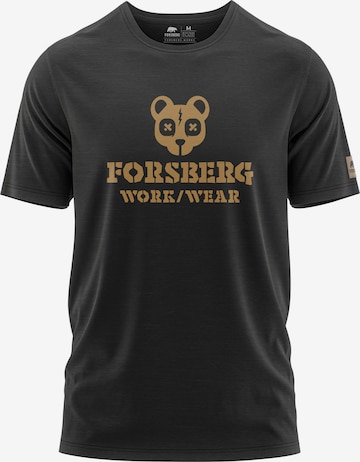 FORSBERG Shirt in Schwarz: predná strana
