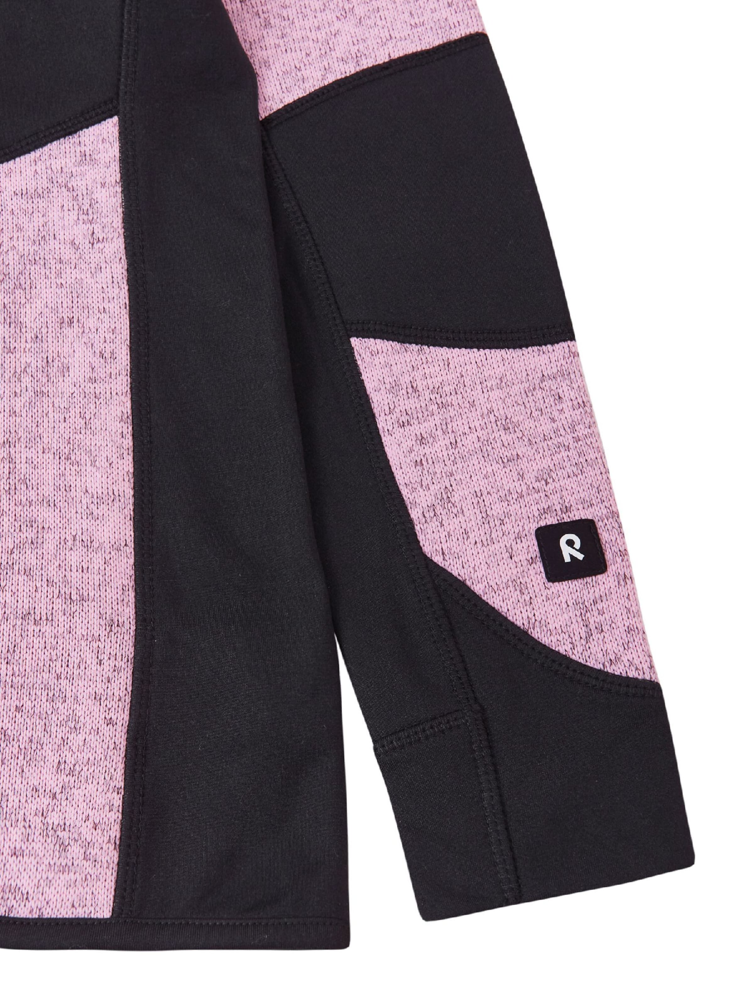 Reima Fleece jas ' Laskien ' in Roze: voorkant