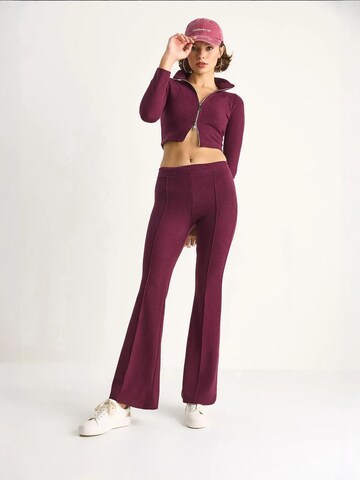 Completo pantalone di Bianco Lucci in lilla